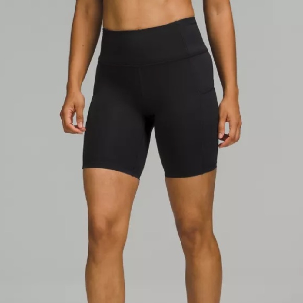 Lululemon Fast and Free High-Rise Short 8” black